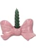 Kersten Kerzenhalter ''Bow'' in Rosa - (B)16,5 x (H)10,9 x (T)7,2 cm