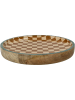 Kersten Ontbijtbord "Checker" beige/lichtbruin - Ø 20 cm