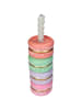Kersten Kaarshouder "Macaron" meerkleurig - (H)25 x Ø 10 cm