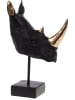 Amadeus Dekoaufsteller "Rhinoceros" in Schwarz/ Gold - (H)18 cm