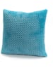 Amadeus Kussen "Damier" turquoise - (L)40 x (B)40 cm