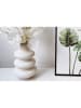 Coin de Pierre Vase in Creme - (H)20 x  Ø 8 cm