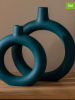 Coin de Pierre 2er-Set: Vasen in Blau