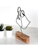 Coin de Pierre Deco-object lichtbruin/zwart - (B)31 x (H)17 cm