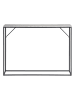 House Nordic Sideboard "Vita" beige/zwart - (B)110 x (H)80 x (D)26 cm