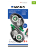 Tombow 2er-Set: Korrekturroller "Mono" in Schwarz