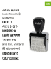trodat 2tlg. Kreativstempel-Set "Creative mini - Böse Sprüche" in Schwarz