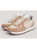 Pepe Jeans FOOTWEAR Leren sneakers "Brit" lichtbruin/beige