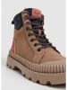 Pepe Jeans FOOTWEAR Leder-Boots "Ascot Street" in Hellbraun