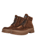 Pepe Jeans FOOTWEAR Leren boots "Lincoln Nature" bruin