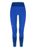 Salewa Legginsy sportowe w kolorze niebieskim