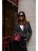 Victor & Hugo Paris Leder-Umhängetasche ''Eonoro'' in Bordeaux - (B)17 x (H)19,5 x (T)15 cm