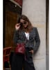 Victor & Hugo Paris Leder-Umhängetasche ''Eonoro'' in Bordeaux - (B)17 x (H)19,5 x (T)15 cm