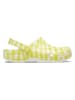 Crocs Crocs "Classic Gingham" in Gelb/ Weiß