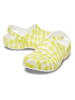 Crocs Crocs "Classic Gingham" geel/wit