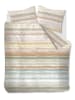 ariadne Flanellen beddengoedset "Colour Play" wit/beige/groen