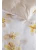 Beddinghouse Komplet pościeli satynowej "Estelle" w kolorze biało-żółtym