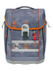 McNeill 6tlg. Schulranzen-Set "McLight FIRE" in Grau