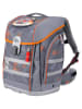 McNeill 6tlg. Schulranzen-Set "McLight FIRE" in Grau