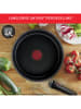 Tefal 5tlg. Set: Kochgeschirr "Ingenio Emotion" in Silber/ Schwarz