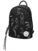 Fritzi aus Preußen Rucksack "Apres Ski" in Schwarz - (B)29 x (H)31 x (T)14 cm