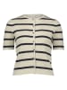 Kaffe Cardigan in Creme/ Schwarz