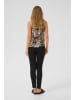 Kaffe Blusentop in Braun/ Beige