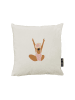 Butter Kings Kussenhoes beige/meerkleurig - (L)45 x (B)45 cm