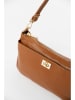 Anna Morellini Leren schoudertas "Taidea" bruin - (B)23 x (H)15 x (D)7 cm