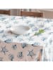 Mint Rugs Tischdecke "Summer Special Myrtos" in Weiß/ Blau