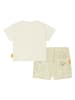 Steiff 2tlg. Outfit in Creme/ Grün