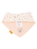 Steiff Dreieckstuch in Creme/ Rosa