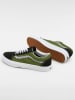 Vans Skórzane sneakersy "Old Skool" w kolorze oliwkowym