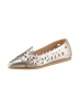 Heine Leren ballerina's goudkleurig