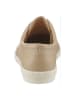 Heine Leder-Schnürschuhe in Beige