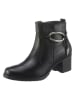 Heine Leder-Stiefeletten in Schwarz