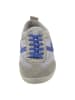 Heine Leder-Sneakers in Beige/ Blau