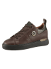 Heine Leder-Sneakers in Dunkelbraun