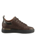 Heine Leder-Sneakers in Dunkelbraun