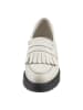 Heine Leder-Slipper in Creme