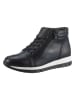Heine Leder-Stiefeletten in Dunkelblau
