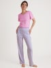 Calida Pyjama-Hose in Rosa/ Hellblau
