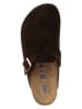 Geox Leder-Clogs in Braun