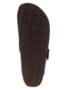 Geox Leder-Clogs in Braun