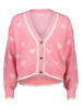 JDY Vest lichtroze/wit
