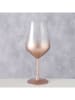 Boltze Weinglas "Precioso" in Rosegold - (H)22 x Ø 9 cm