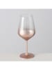 Boltze Weinglas "Precioso" in Rosegold - (H)22 x Ø 9 cm