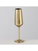 Boltze Sektglas "Adora" in Gold - (H)22,5 cm