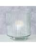 Boltze Windlicht "Krato" in Transparent - (H)13 x Ø 12 cm