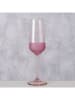 Boltze Sektglas "Moluna" in Rosa - (H)23 cm